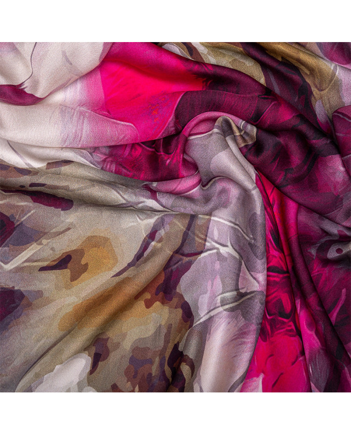 FOULARD 'O' FIBRE DE SOIE IMP 1.05 ACF