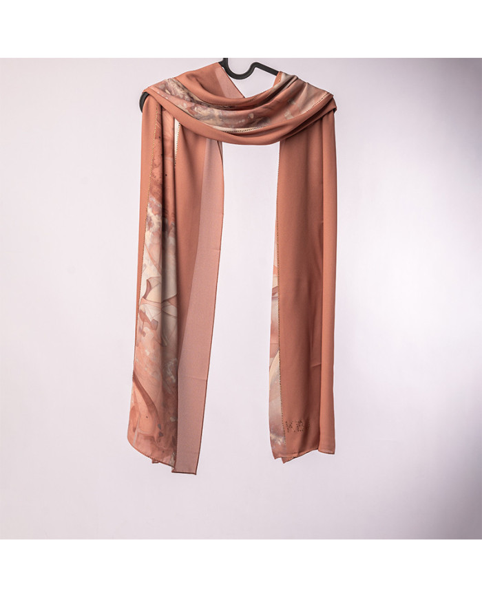 CHALE STRASS DIGI CREPE ETOILE IMP 0.70 X 1.80