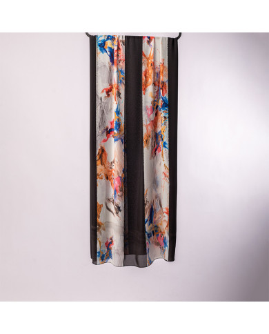 عالم الشال | شالات مطبوعة قماش فاخر | CHALE STRASS (4-6) CREPE IMP 70 X 1.80 | 100,00 MAD | الدار البيضاء، المغرب