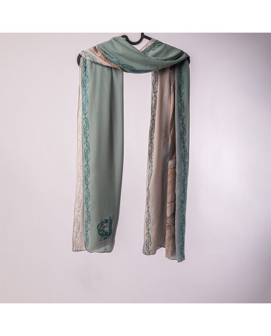 CHALE PATCHALE (7-9) DIGI INDO CHIFFON IMP 0.70 X 1.80