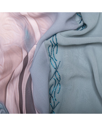 CHALE PATCHALE (7-9) DIGI INDO CHIFFON IMP 0.70 X 1.80