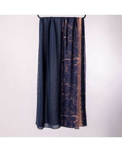 Aalam Châle | Printed Shawls Indo Chiffon | CHALE PATCHALE (7-9) DIGI INDO CHIFFON STRASS 70X180 ACF | 180,00 MAD | Casablanca, 