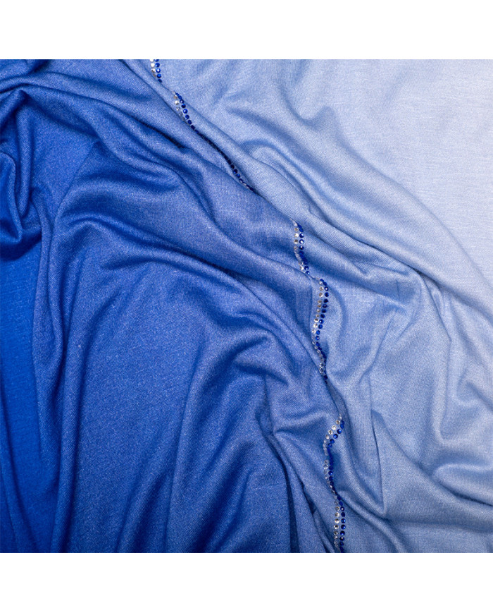 عالم الشال | شالات مطبوعة ليكرا فيسكوز | CHALE LYCRA (10-12) VISCOSE DEGRADE STRASS 70X180 ACF | 170,00 MAD | الدار البيضاء، الم