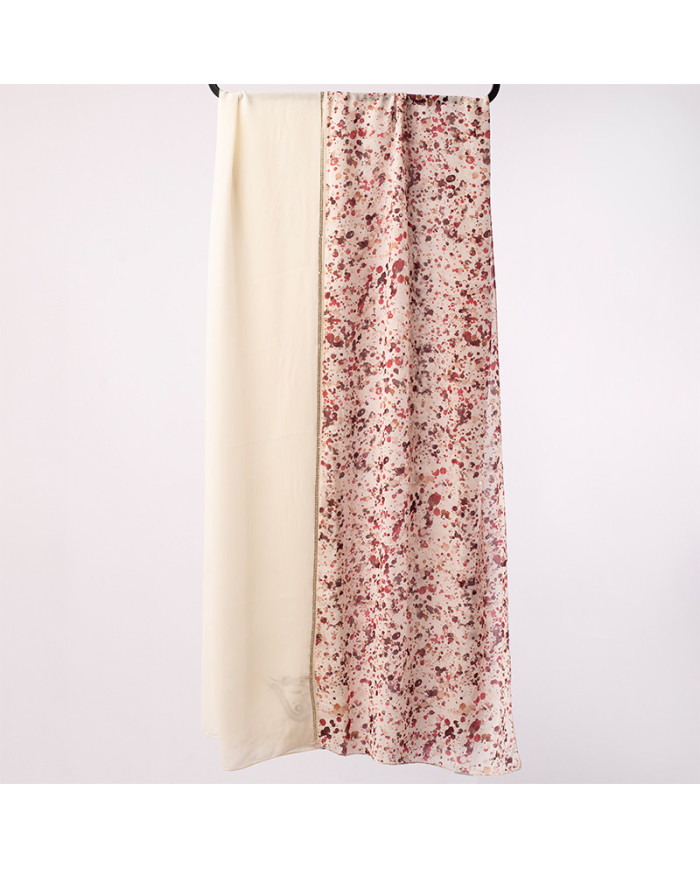 عالم الشال | شالات مطبوعة إندو شيفون | CHALE PATCHALE (4-6) DIGI INDO CHIFFON IMP KBD ACF | 180,00 MAD | الدار البيضاء، المغرب