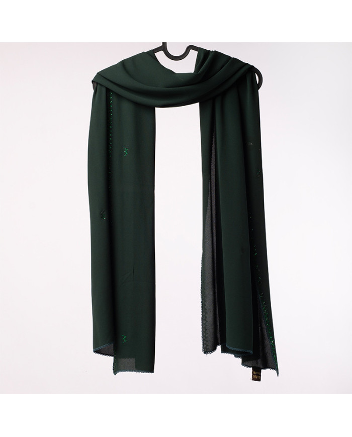 Aalam Châle | Solid Shawls Premium Fabric | CHALE PATCHALE SHARKIA DARSS STRASS 4LA0024 UNI KBD ACF | 180,00 MAD | Casablanca, M