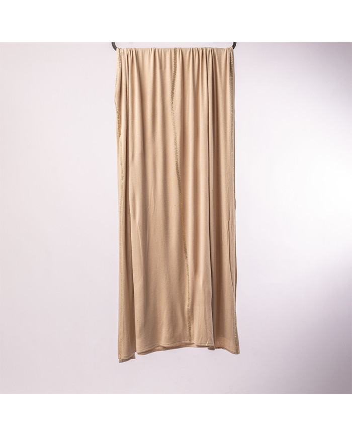 Aalam Châle | Solid Shawls Premium Lycra | CHALE LYCRA STRASS 9LA0330 UNI KBD ACF | 100,00 MAD | Casablanca, Morocco