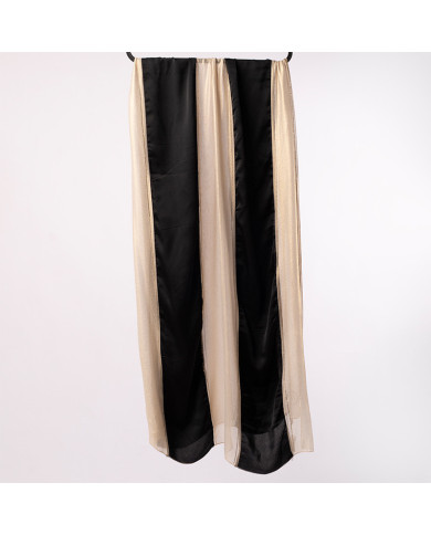 CHALE PATCHALE GOLD SATIN DIAM STRASS UNI 70X1.85 7LA0001