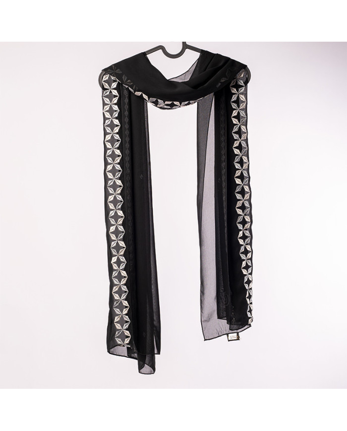 Aalam Châle | CHALE INDO BRD STRASS | Châle Maroc Foulard Femme