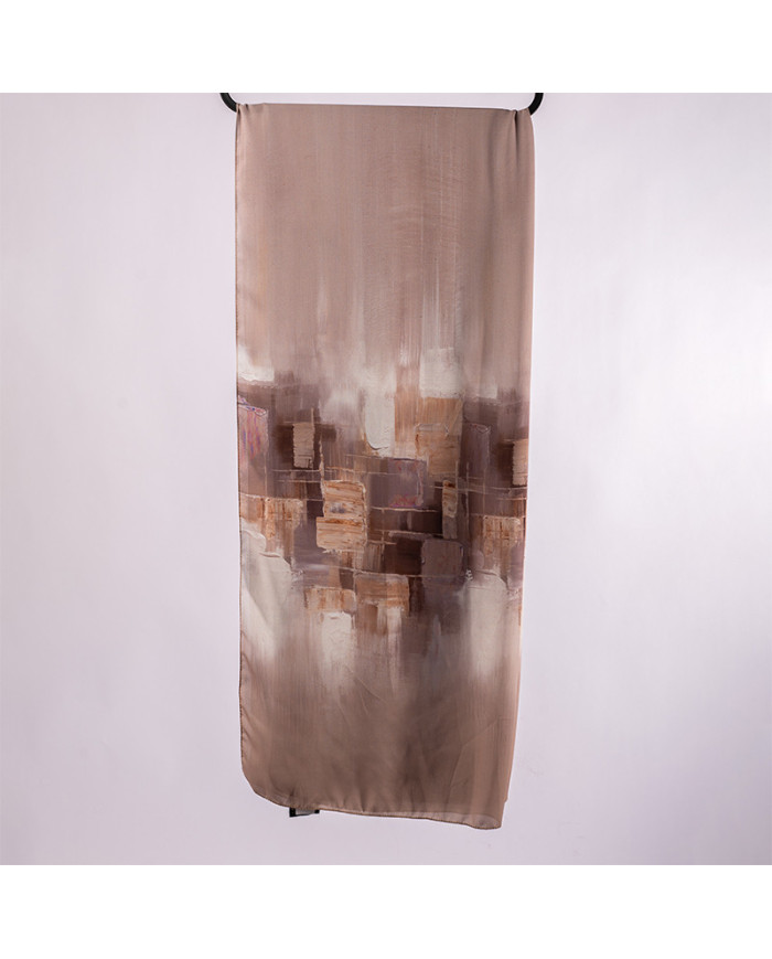 Aalam Châle | Printed Shawls Star Crepe | CH DIGI CREPE ETOILE IMP 0.70 X 1.80 ACF | 70,00 MAD | Casablanca, Morocco