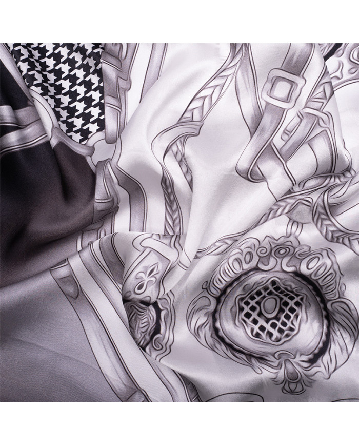FD 'O' SATINE DE SOIE | Made in Morocco — Châle Maroc | Aalam Châle