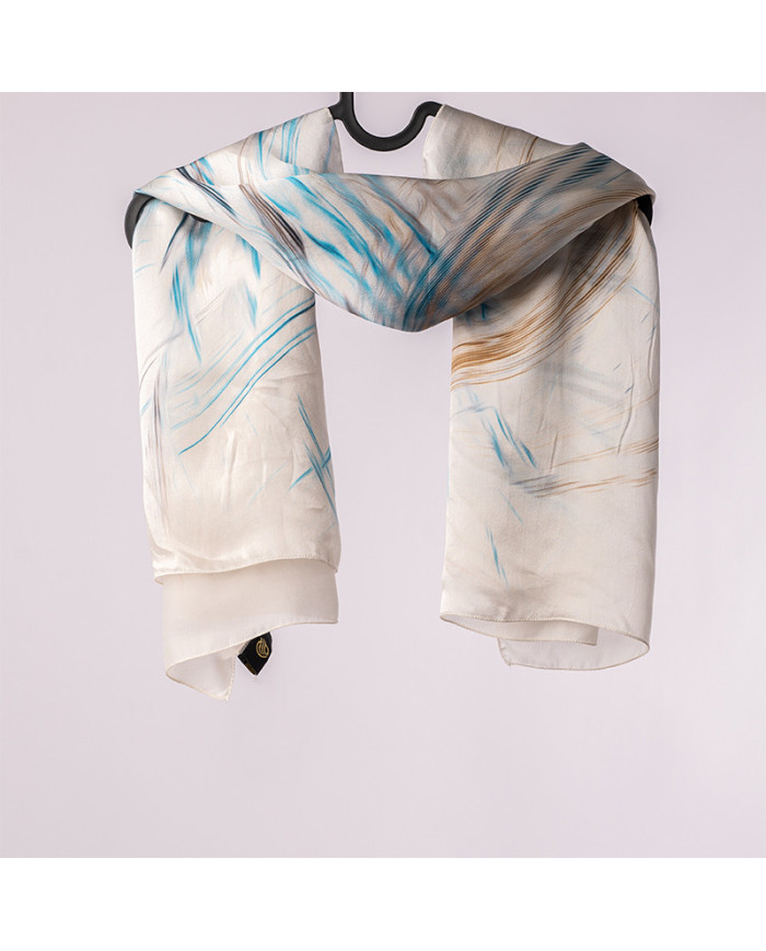 FD 'O' SATINE DE SOIE — Châle Maroc Foulard Femme | Aalam Châle