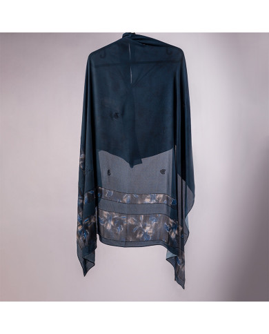 FOULARD DIGI CREPE ETOILE STRASS IMP 1.50