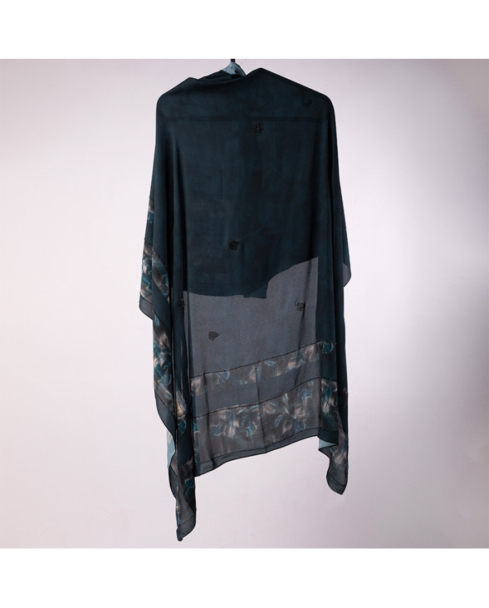 FOULARD DIGI CREPE ETOILE STRASS IMP 1.50