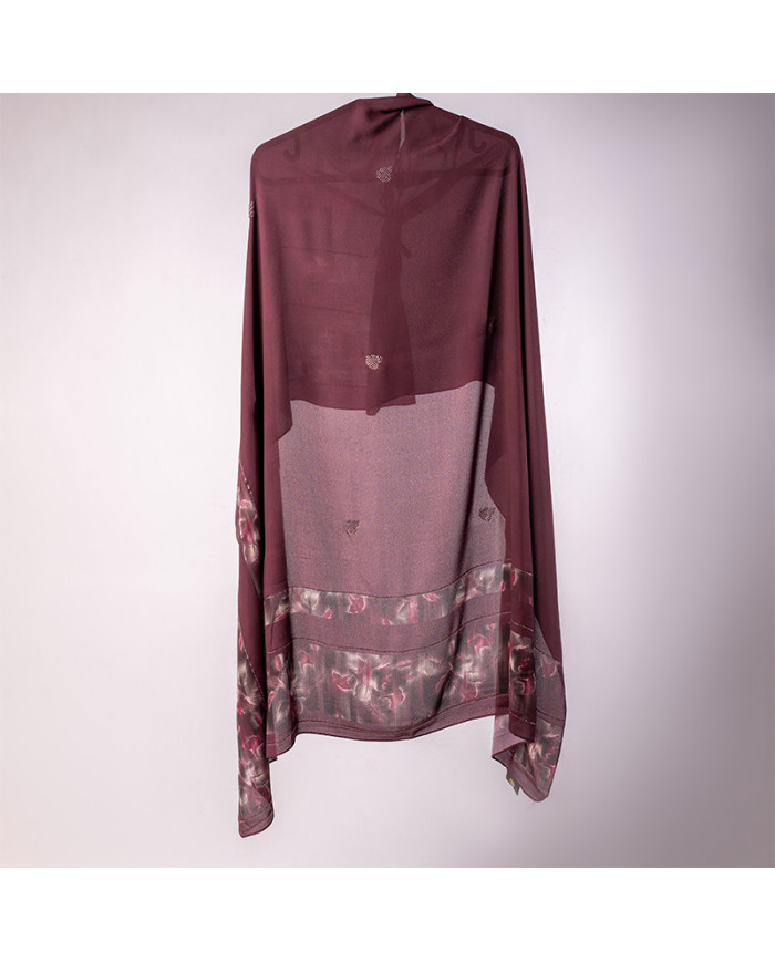 FOULARD DIGI CREPE ETOILE STRASS IMP 1.50