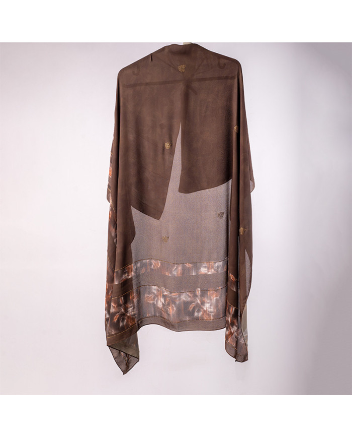 FOULARD DIGI CREPE ETOILE STRASS IMP 1.50