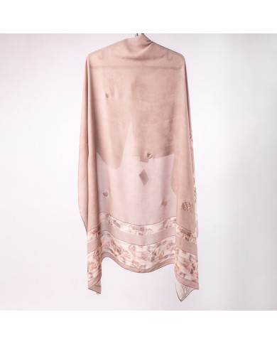 عالم الشال | فولارات مطبوعة كريب إيتوال | FOULARD DIGI CREPE ETOILE STRASS IMP 1.50 | 149,00 MAD | الدار البيضاء، المغرب