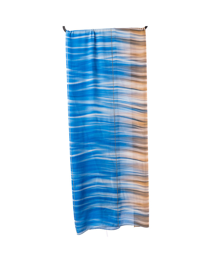 Aalam Châle | Printed Shawls Sharkia Crepe | CHALE DIGI CREPE SHARKIA STRASS IMP 70X180 ACF | 100,00 MAD | Casablanca, Morocco