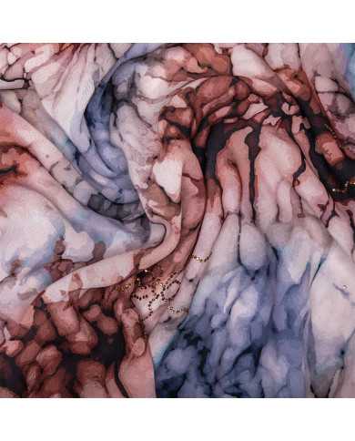 CHALE DIG (10-12) INDO CHIFFON STRASS IMP 70X180 ACF