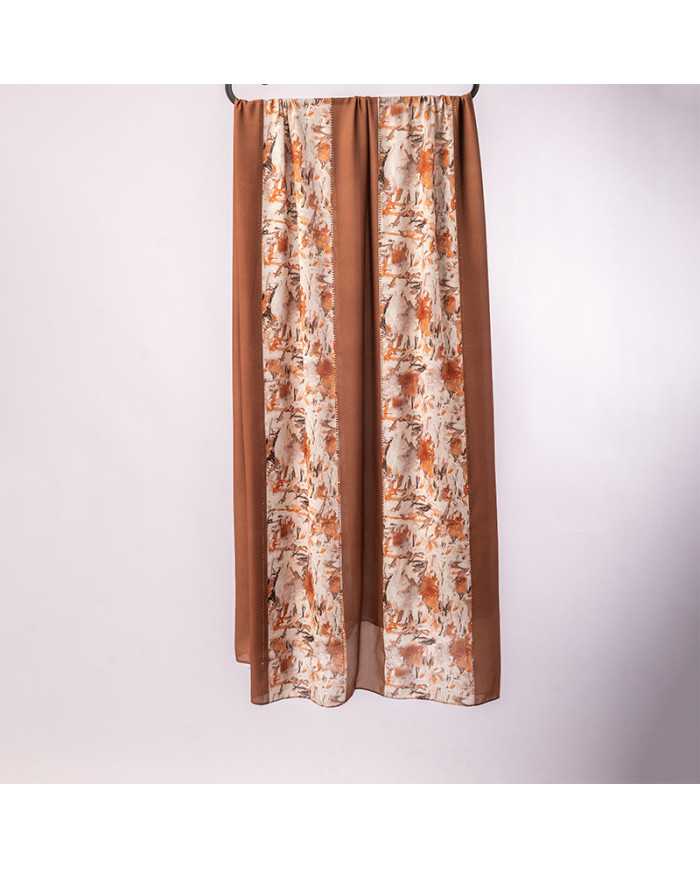 CHALE STRASS (4-6) DIGI CREPE SHARKIA IMP 0.70 X 1.80