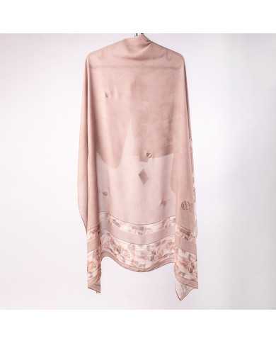 FOULARD DIGI CREPE ETOILE STRASS IMP 1.50